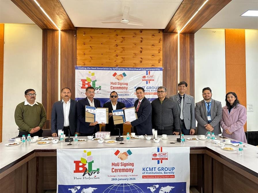 KCMT Group of Institutions Proudly Signed an MoU with Globally Recognised Industry B.L Agro