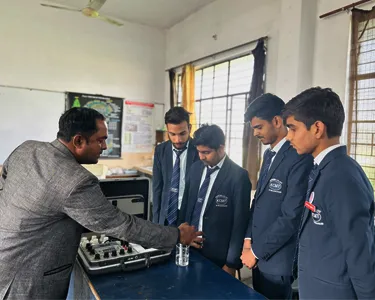 KCMT Botany Lab with microscopes and plant study equipment