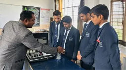 Well equipped Botany lab classroom environment at KCMT