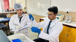 KCMT science laboratory with research setup