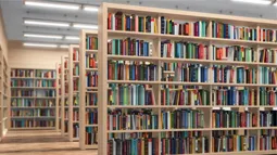 KCMT library reading area with students
