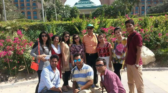 KCMT students during first international visit to Singapore exploring Sentosa Island and educational sites