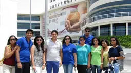 Group of KCMT students during international educational tour